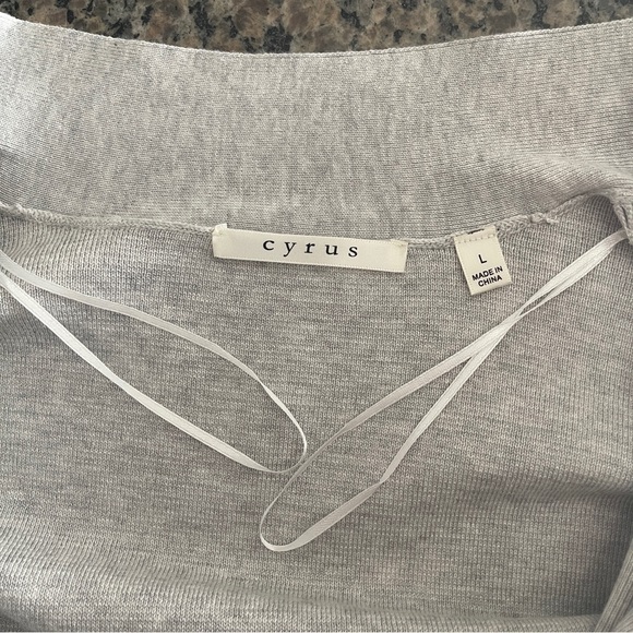 🩶 Cyrus Knit Tie-Front Cardigan with Shawl Collar 🩶 - Picture 6 of 7